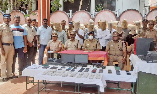 தமிழகம் முழுவதும் பணம் இரட்டிப்பு மோசடியில் ஈடுபட்ட 2 பெண்கள் உள்பட 17 பேர் கைது