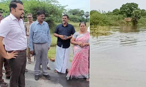 ஊரப்பாக்கம்-கூடுவாஞ்சேரியில் மழைவெள்ள பாதிப்பு பகுதியில் கலெக்டர் ராகுல்நாத் ஆய்வு