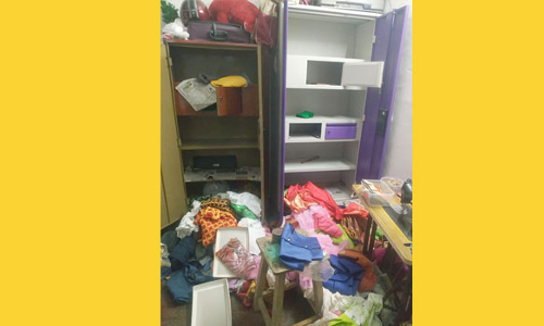 எல்லை பாதுகாப்பு படைவீரர் வீட்டில் திருட்டு