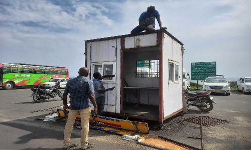 கன்னியாகுமரியில் 4 புறக்காவல் நிலையங்கள் சீரமைக்கும் பணி தீவிரம்