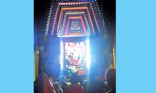 களக்காடு சத்தியவாகீஸ்வரர் கோவிலில் பட்டினப்பிரவேச விழா