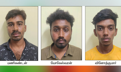 நாமக்கல் அருகே  வழிப்பறி சம்பவம்: கைதான பேஸ்புக் நண்பர் உள்பட 3 பேர் சிறையில் அடைப்பு
