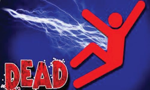 மின்சாரம் தாக்கி சிக்கன் கடைக்காரர் பலி