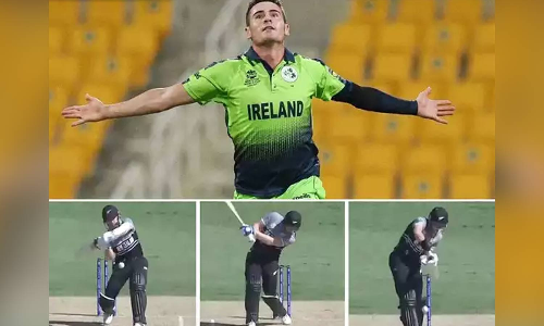 டி 20 உலக கோப்பை கிரிக்கெட்: ஹாட்ரிக் விக்கெட் எடுத்து ஜோஷ் லிட்டில் சாதனை