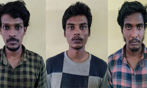 கட்டுமான எந்திரங்கள் திருடிய 3 வாலிபர்கள் கைது