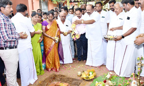 விரிவாக்க கட்டிடத்துக்கு அடிக்கல் நாட்டு விழா