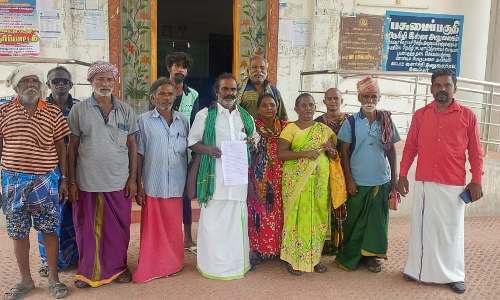 வேப்பூர் ஊராட்சி ஒன்றியத்தில் நரிக்குறவர்கள் மனு