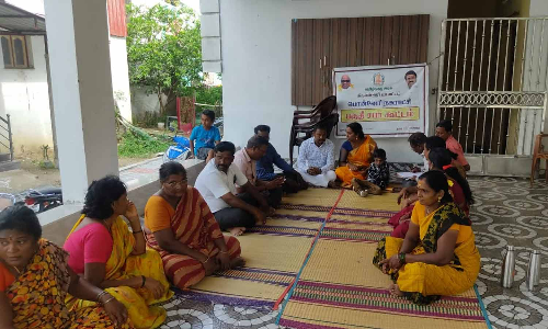 கழிவுநீரை அகற்ற நடவடிக்கை எடுக்க வேண்டும்: பொன்னேரி 21வது வார்டு பகுதி  சபா கூட்டத்தில் கோரிக்கை