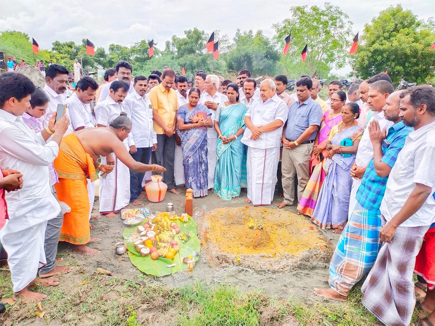 பால்குளிரூட்டும் நிலையம் அடிக்கல் நாட்டு விழா பால்குளிரூட்டும் நிலையம் அடிக்கல் நாட்டு விழா