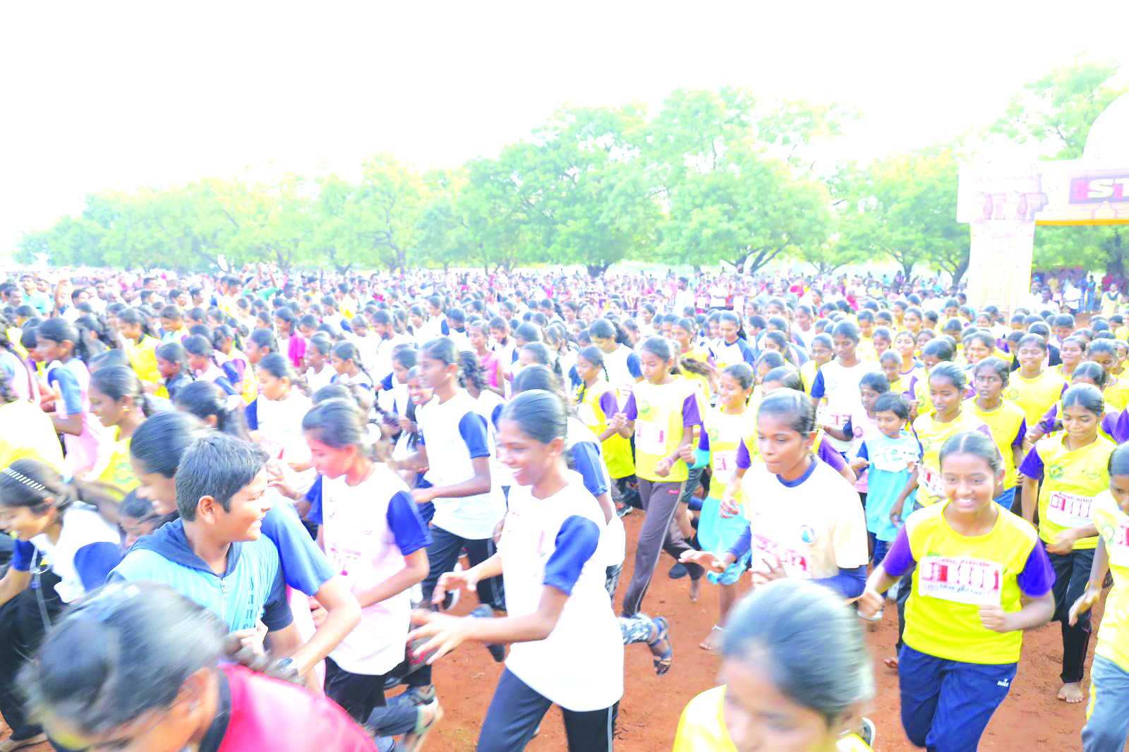 உலக இருதய தினத்தையொட்டி மாரத்தான் போட்டி