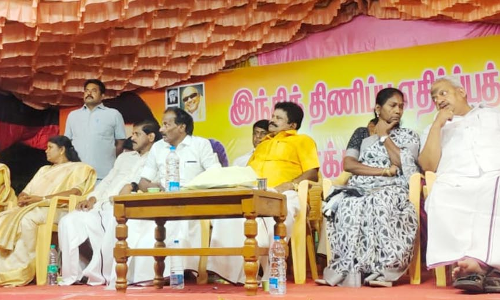 இந்தி திணிப்பு எதிர்ப்பு தீர்மான விளக்கப் பொதுக்கூட்டம்