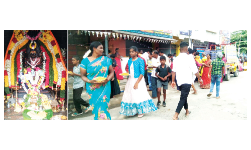 கிருஷ்ணகிரி பெருமாள் நகரில்   நாகாத்தம்மன் கோவில் கும்பாபிஷேகம் விழா