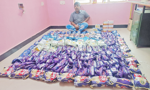 பொன்னமராவதியில் 36 கிலோ தடை செய்யப்பட்ட புகையிலை பொருட்கள் பறிமுதல்