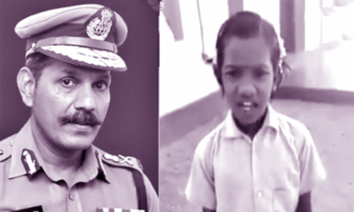 பாட்டுப்பாடி போக்குவரத்து விழிப்புணர்வை ஊட்டும் அரசு பள்ளி சிறுமி- டி.ஜி.பி. சைலேந்திர பாபு வியப்பு