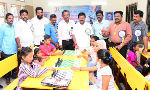 மாநில செஸ் போட்டிக்கான தகுதி தேர்வு போட்டி