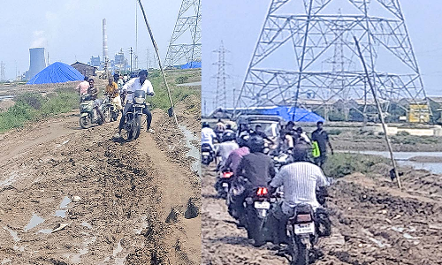 தூத்துக்குடியில்  மேம்பாலம் பணிகள் நடைபெறும் இடத்தில் மாற்று பாதையை சீரமைக்க வேண்டும் - வாகன ஓட்டிகள் கோரிக்கை