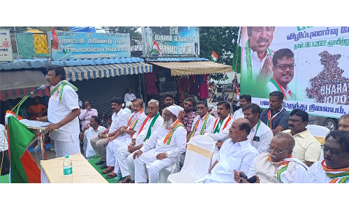 தேன்கனிக்கோட்டையில்  காங்கிரஸ் பொதுக்கூட்டம்