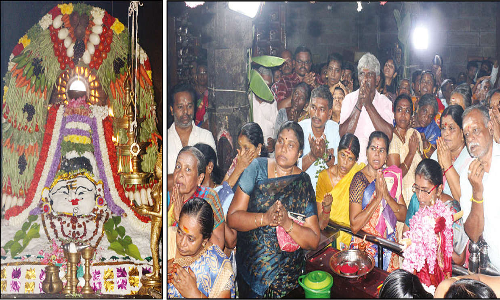 தூத்துக்குடி சங்கரராமேஸ்வரர் கோவிலில் அன்னாபிஷேக விழா