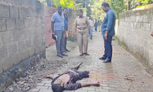 மேலகிருஷ்ணன் புதூரில் கொத்தனார் கல்லால் தாக்கி கொலை