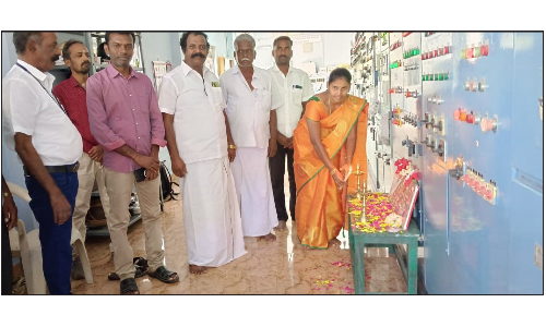 பனங்காட்டூர் துணை மின் நிலையத்தில்  கூடுதல் திறன் கொண்ட மின்மாற்றி திறப்பு விழா
