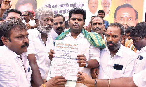 தமிழகத்தில் தி.மு.க. 5 ஆண்டு கால ஆட்சியை நினைத்து மக்கள் அச்சம்- அண்ணாமலை