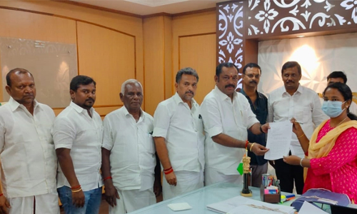 41 ஆண்டுக்கு பின்னர் தெப்பத்தேர் உற்சவம்  அனுமதி கேட்டு ஆர்.டி.ஓ. விடம் மனு