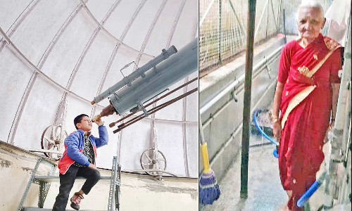 கொடைக்கானலில் கிரகணத்தை காண முடியாமல் சுற்றுலா பயணிகள் ஏமாற்றம் உலக்கையை நிறுத்தி உணர்த்திய பாட்டி