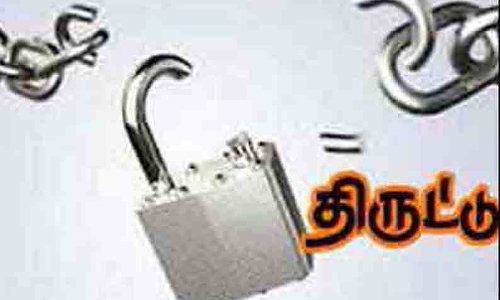 கார் ஒர்க்‌ஷாப் பூட்டை உடைத்து சி.சி.டி.வி. காட்சிகள் திருட்டு