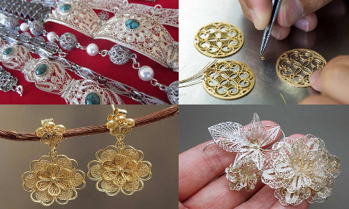 பெண்கள் விரும்பும் நவீன வடிவமைப்புடன் கூடிய பிலிகிரி நகைகள்