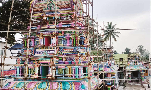 கோவையின் ராமேசுவரம் என்று போற்றப்படும் பள்ளபாளையம் ஈஸ்வரர் கோவிலில் நாளை கும்பாபிஷேகம்