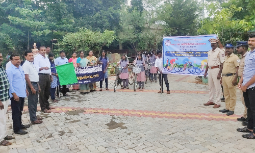 வாக்காளர் விழிப்புணர்வு சைக்கிள் பேரணி