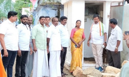 களக்காடு சுற்றுவட்டார பகுதிகளில் ரூபி மனோகரன் எம்.எல்.ஏ. ஆய்வு