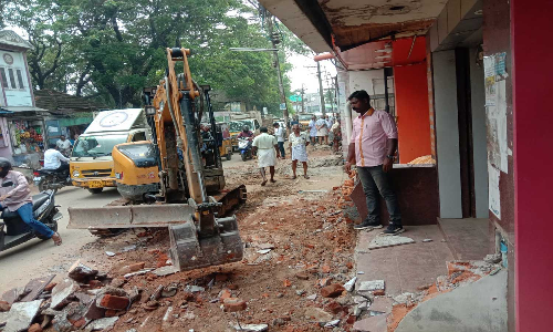 வடசேரியில் இன்று ஆக்கிரமிப்பு அகற்றம்