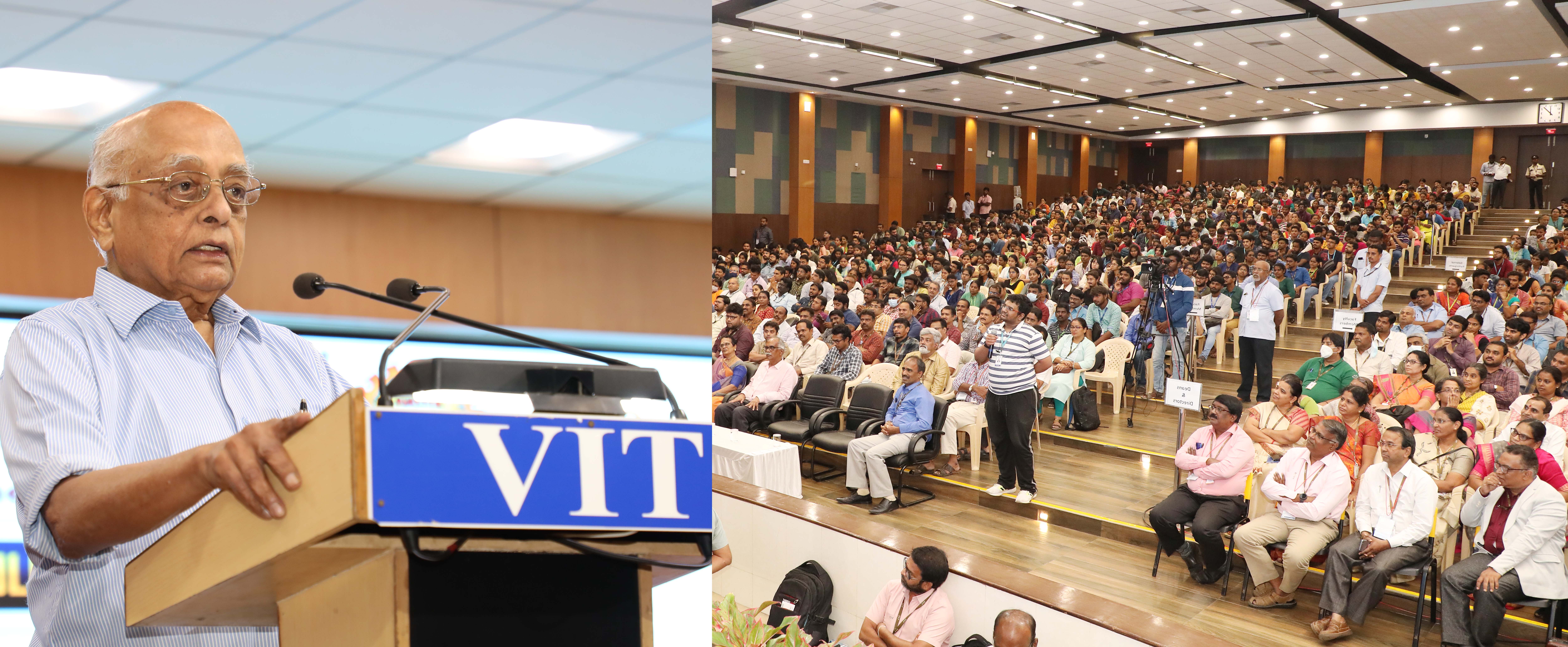 வி.ஐ.டி.யில் கருத்தரங்கு இந்தியா பொருளாதார ரீதியாகவும், அறிவியல் ரீதியாகவும் மேம்படுத்தப்படுகிறது