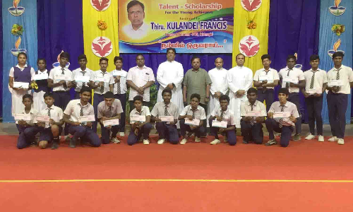 சென்னை சாந்தோம் மேல்நிலைப் பள்ளி  மாணவர்களின் விளையாட்டு திறனை   மேம்படுத்த ரூ.2 லட்சம் ஊக்கத்தொகை  -ஐ.வி.டி.பி நிறுவனம் வழங்கியது