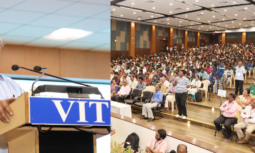 வி.ஐ.டி.யில் கருத்தரங்கு இந்தியா பொருளாதார ரீதியாகவும், அறிவியல் ரீதியாகவும் மேம்படுத்தப்படுகிறது