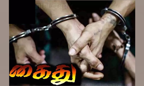 கொலை வழக்கில் ஜாமீனில் வந்து தலைமறைவாக இருந்த ரவுடி கூட்டாளிகளுடன் கைது