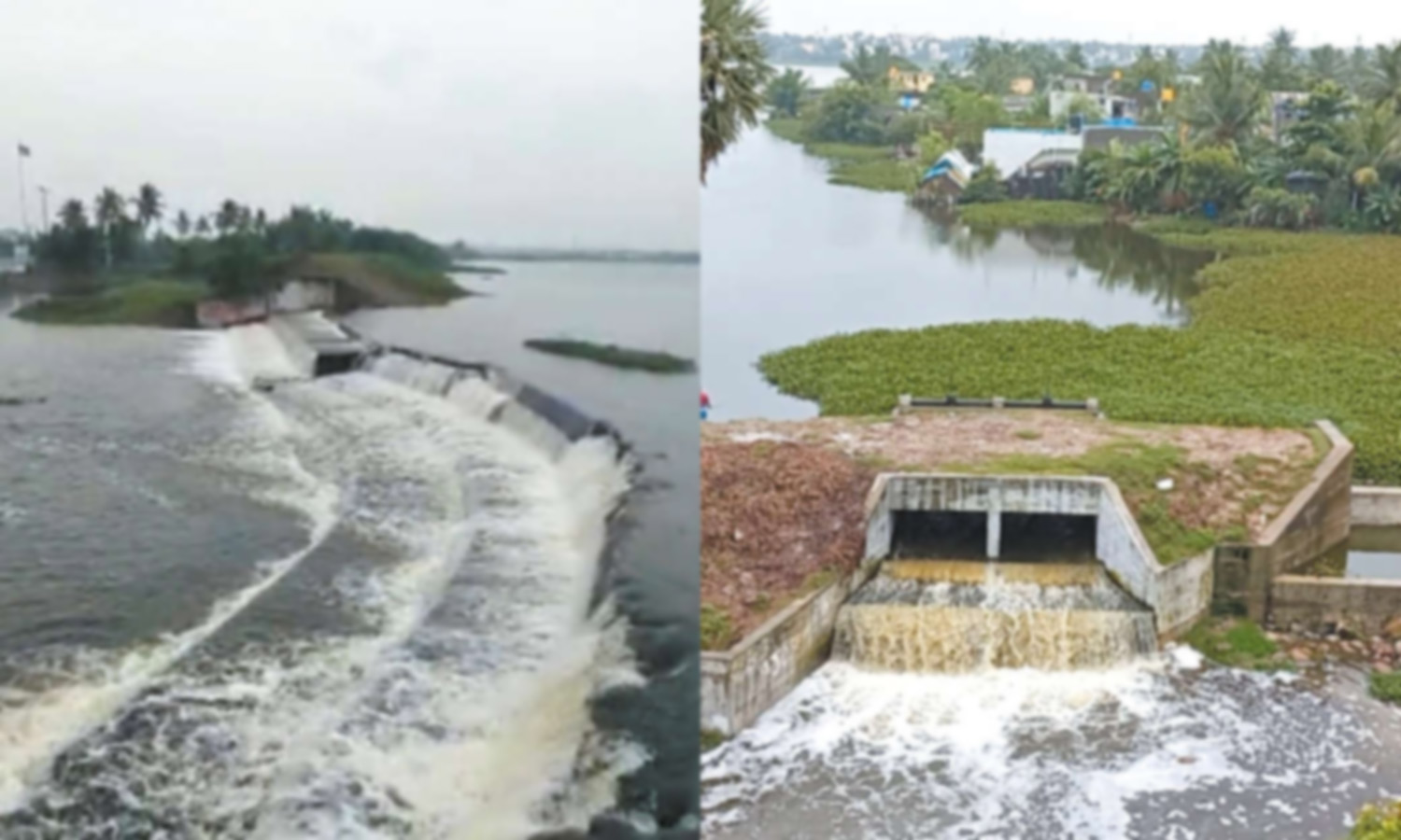 புறநகர் பகுதிகளில் ஏரிகள் நிரம்பின புறநகர் பகுதிகளில் ஏரிகள் நிரம்பின