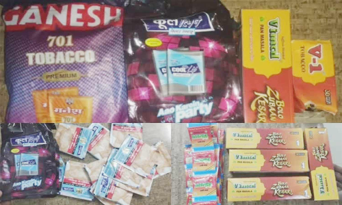 ஹான்ஸ், குட்கா, புகையிலை விற்பனையில்லை என கடைகளில் அறிவிப்பு பலகை