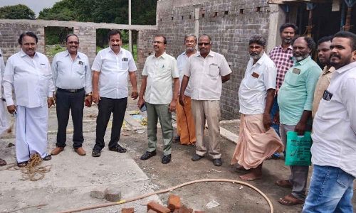 திருக்கழுகுன்றத்தில் ரூ.1.35 கோடி செலவில் நவீன எரிவாயு தகனமேடை- பேரூராட்சி உதவி இயக்குனர் நேரில் ஆய்வு