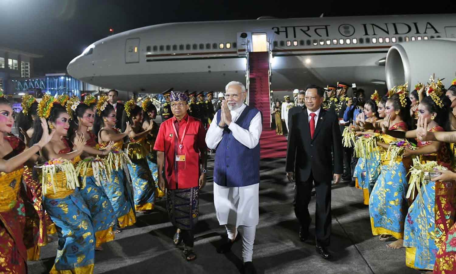 KTT G-20 di Indonesia – Perdana Menteri Modi mendapat sambutan antusias