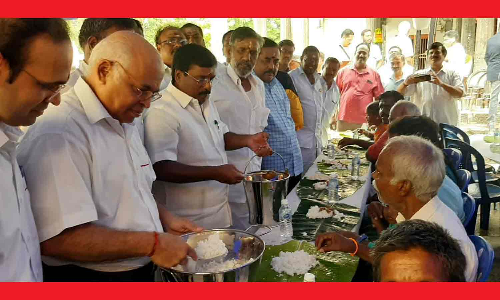 திருக்காமீஸ்வரர் கோவிலில் தினமும் அன்னதானம்