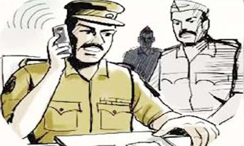 பொதுமக்கள் கட்டி போட்ட திருடனை தப்ப விட்ட போலீசார்