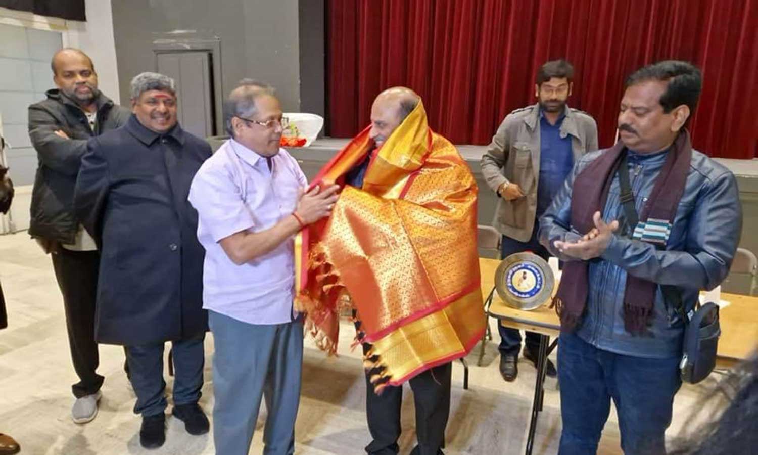 அமைச்சர் லட்சுமிநாராயணனுடன்  பிரெஞ்சு நகர்மன்ற உறுப்பினர்கள் சந்திப்பு