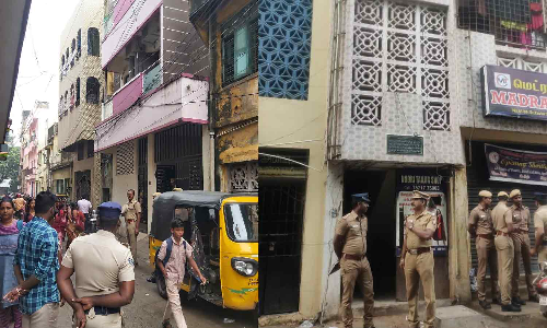 ஐ.எஸ்.தீவிரவாத இயக்கத்துடன் தொடர்பு- சென்னையில் 5 இடங்களில் போலீசார் அதிரடி சோதனை