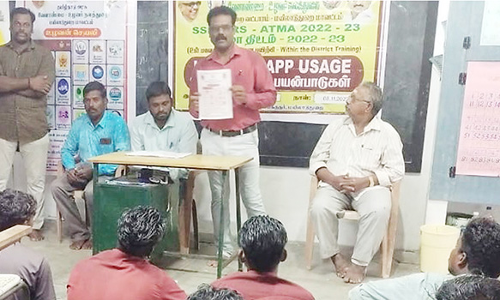 விவசாயிகளுக்கு பயிற்சி முகாம்