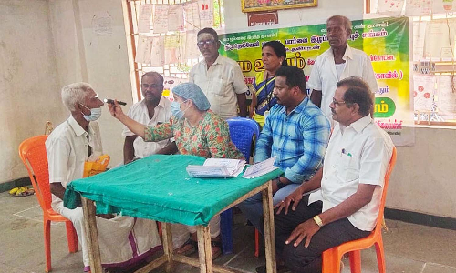 சங்கரன்கோவிலில்  இலவச கண் சிகிச்சை முகாம்