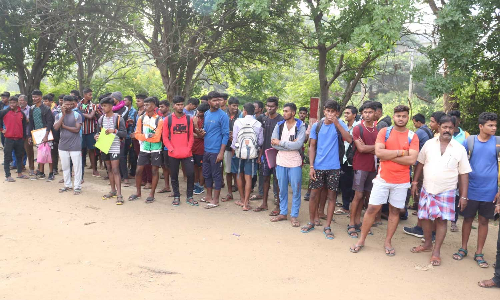 வேலூரில் ராணுவத்திற்கு ஆள் சேர்ப்பு முகாம் தொடங்கியது