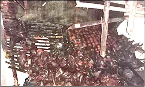 ஆரணியில் தொடர் மழையால் வீட்டு சுவர் இடிந்து விழுந்தது