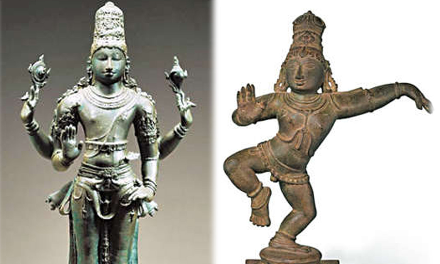 50 ஆண்டுகளுக்கு முன்பு திருடப்பட்ட பழமையான 2 சிலைகள் அமெரிக்காவில் கண்டுபிடிப்பு